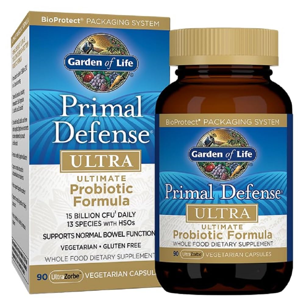 Garden of Life Whole Food Probiotic Supplement - Primal Defense Ultra