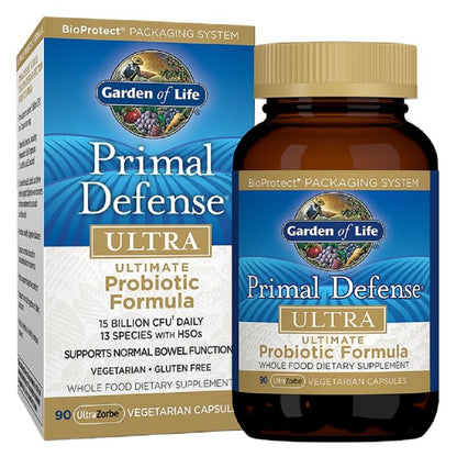 Garden of Life Whole Food Probiotic Supplement - Primal Defense Ultra