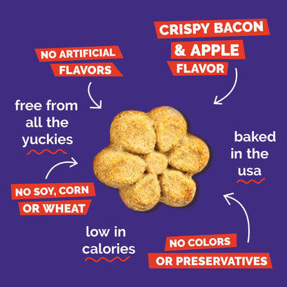 Fruitables Apple & Bacon Natural Dog Biscuits