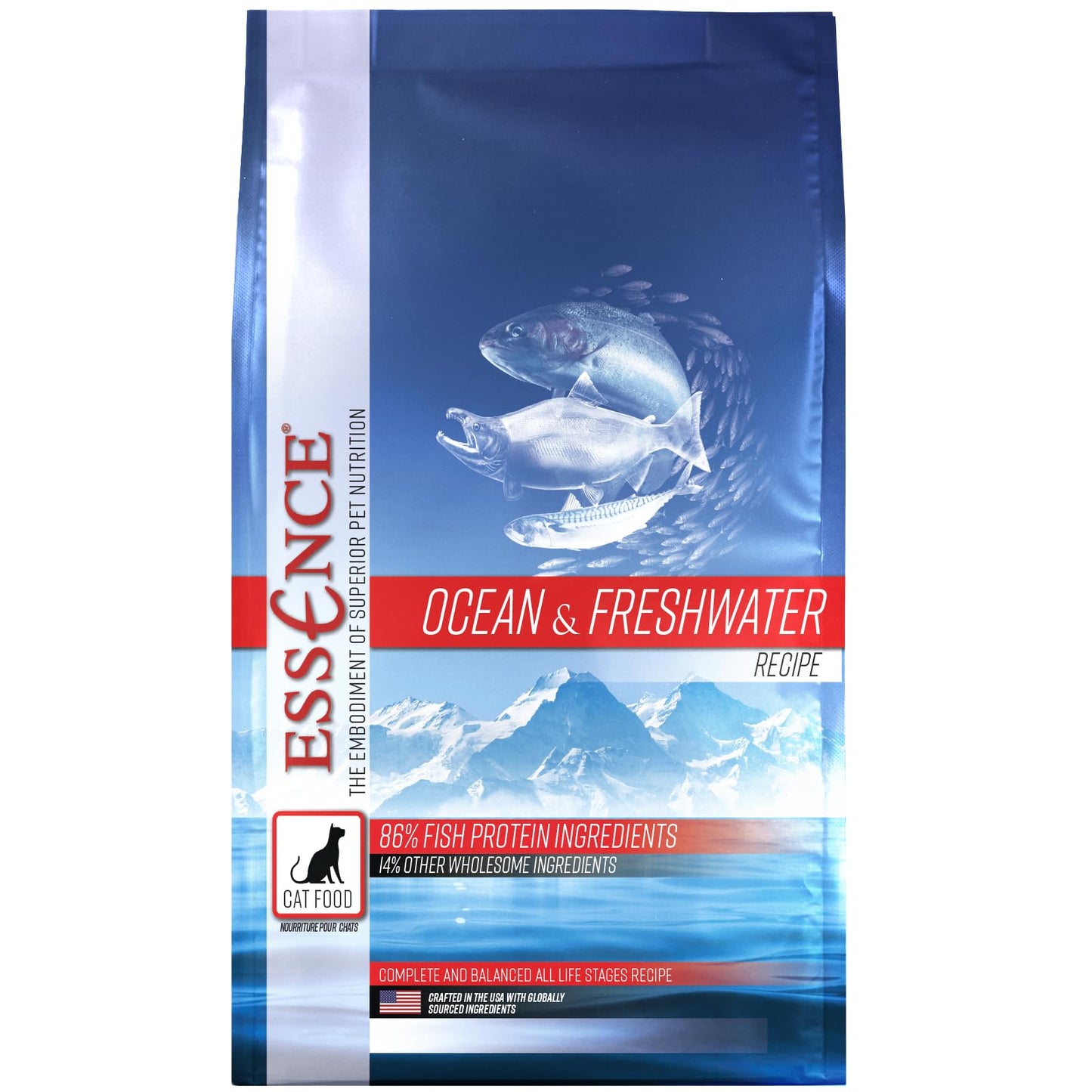 Essence Ocean & Freshwater Grain-Free Dry Cat Food 4lb
