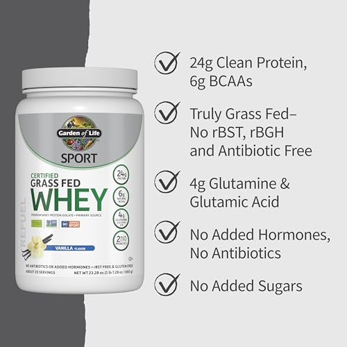 Garden of Life Sport Whey Protein Powder