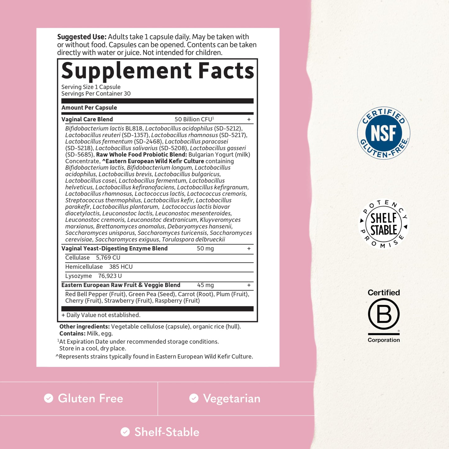 Garden of Life Raw Probiotics Vaginal Care