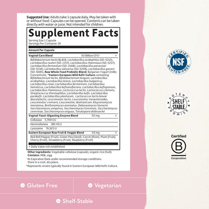 Garden of Life Raw Probiotics Vaginal Care