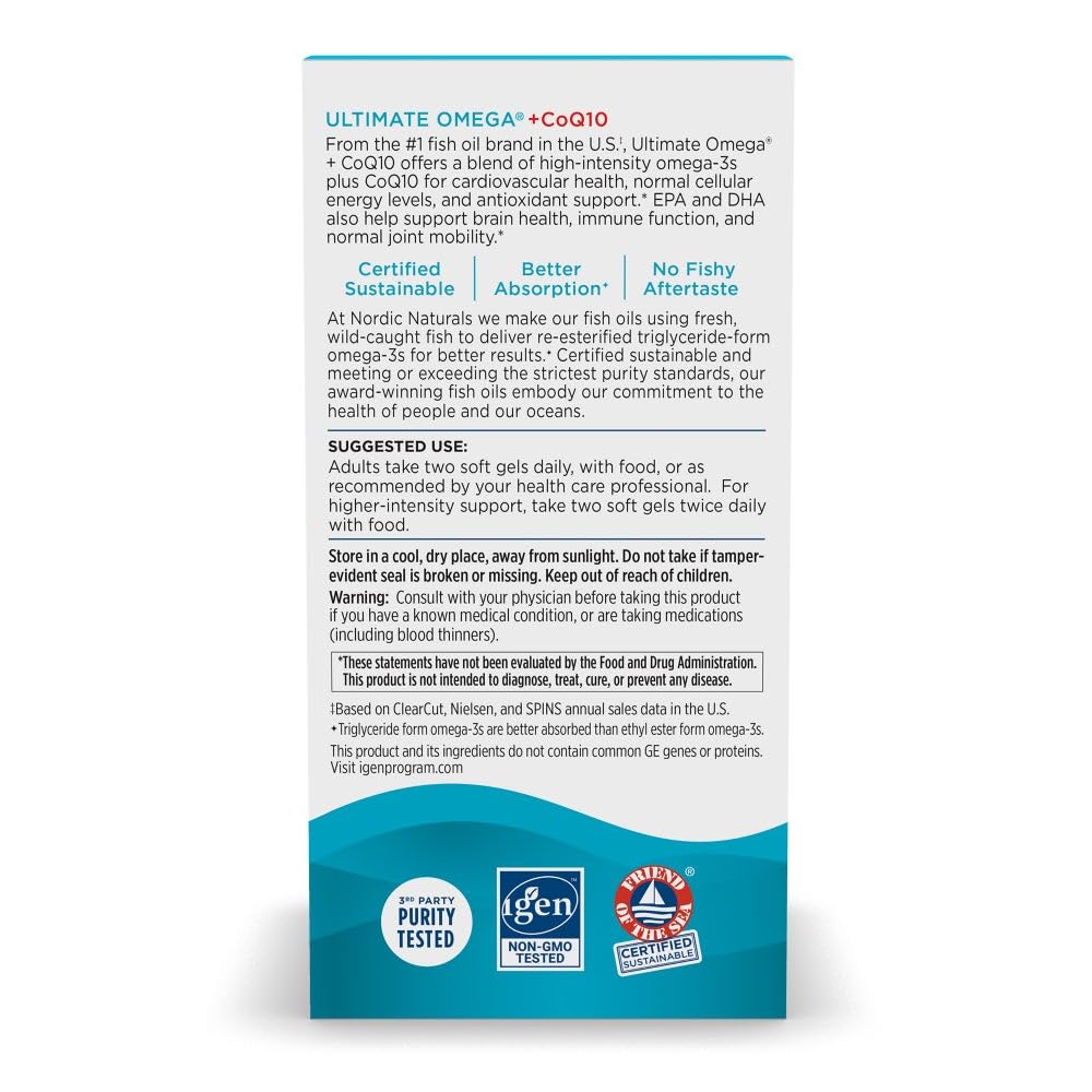 Nordic Naturals Ultimate Omega with CoQ10