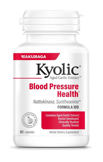 Kyolic Aged Garlic Extract Formula 109 - Blood Pressure Health Support