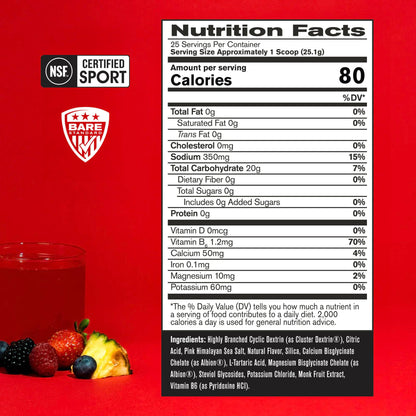 BARE PERFORMANCE NUTRITION, BPN G.1.M Go One More Sport, Endurance Training Fuel