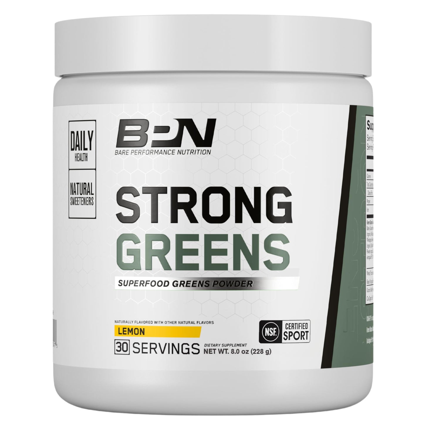 Bare Performance Nutrition Strong Greens Superfood Greens Powder