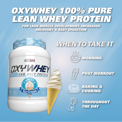 EHP Labs OxyWhey Lean Wellness Whey Protein Powder - 25g Protein