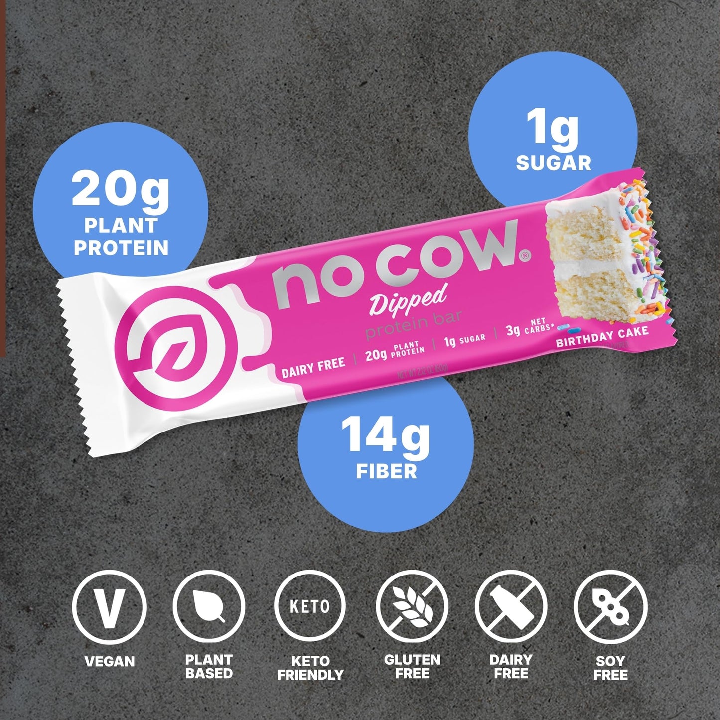 No Cow Vegan Protein Bars, Best Sellers, Upgraded