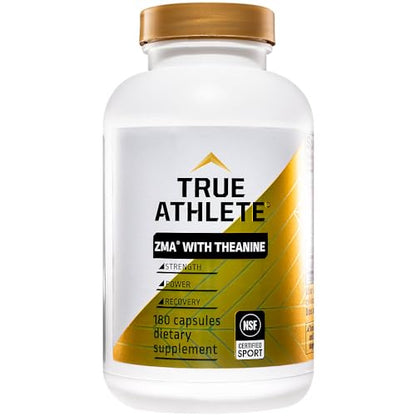 True Athlete ZMA with Theanine – Supports Muscle Recovery, Strength & Sleep – Zinc