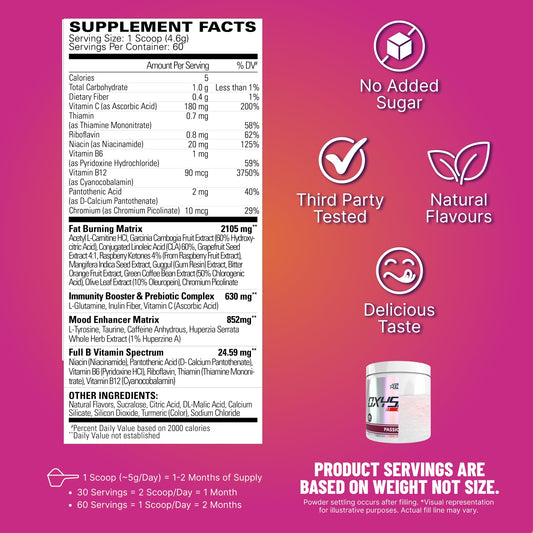 EHP Labs OxyShred Thermogenic Fat Burner Pre-Workout