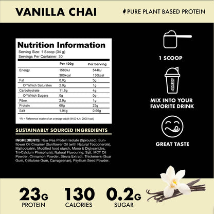 Blessed Vegan Protein Powder - Plant Based Protein Powder Meal Replacement Protein Shake