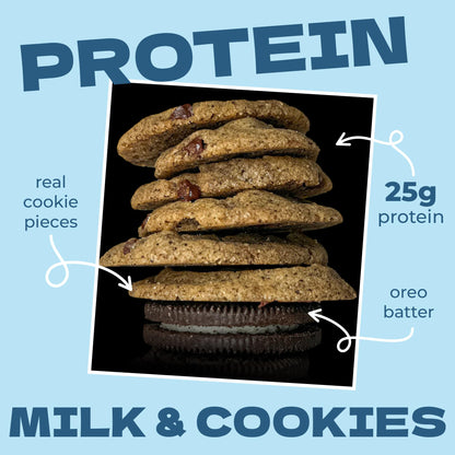 My Cookie Dealer Protein Cookies - 25g Protein per Bag (Made with RAW Nutrition) - Healthy Post Work-Out & Travel Snacks, Vegan