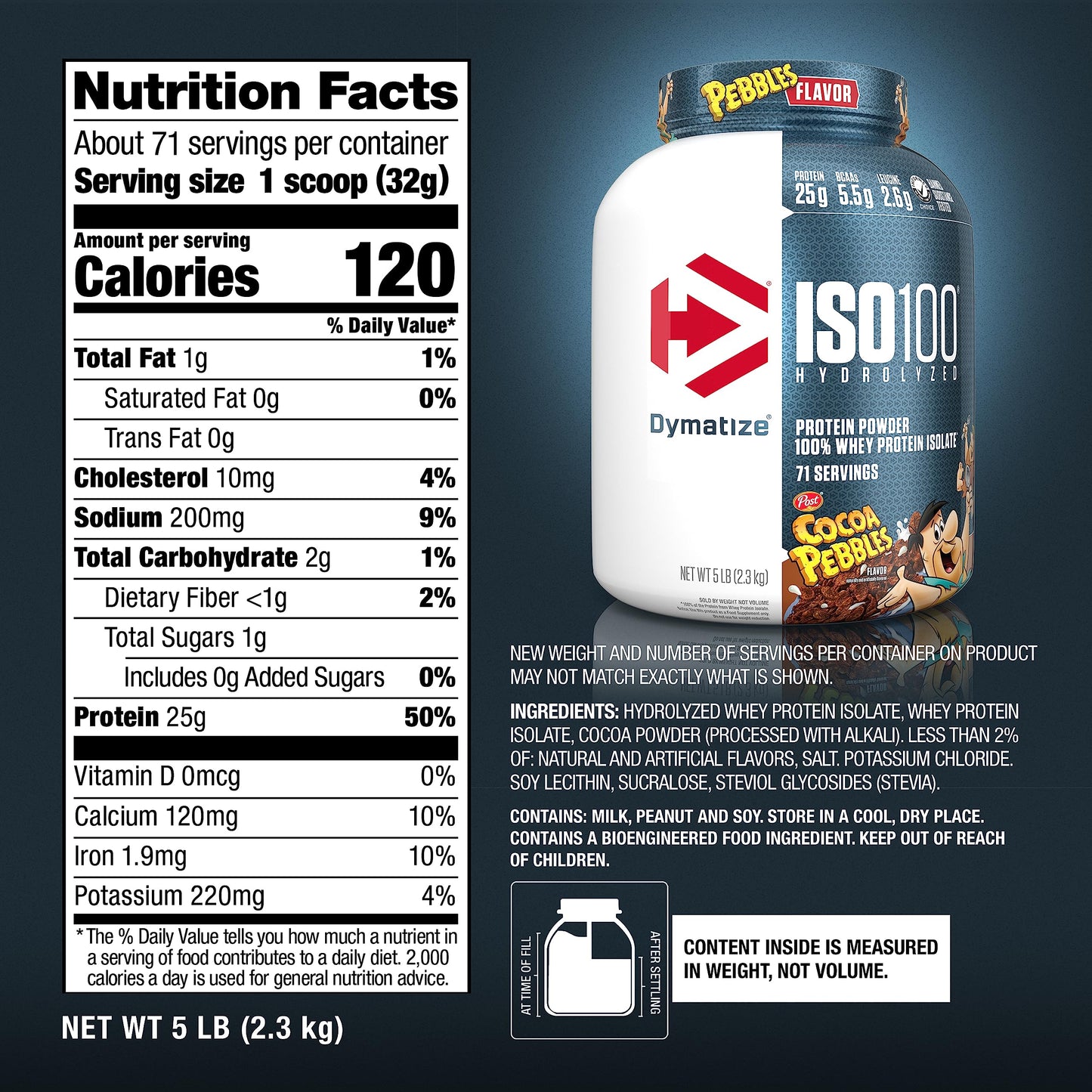 Dymatize ISO100 Hydrolyzed Protein Powder
