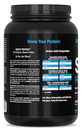 PEScience Select Low Carb Protein Powder, Keto Friendly and Gluten Free