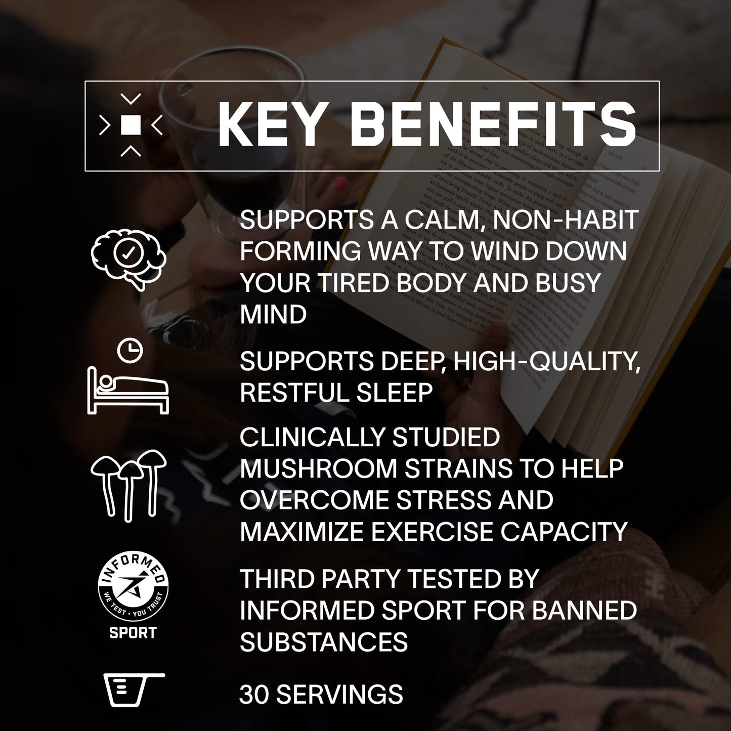 BARE PERFORMANCE NUTRITION Peak Sleep Night-Time Sleep Support Supplement, Calming Non-Habit Forming Sleep Aid