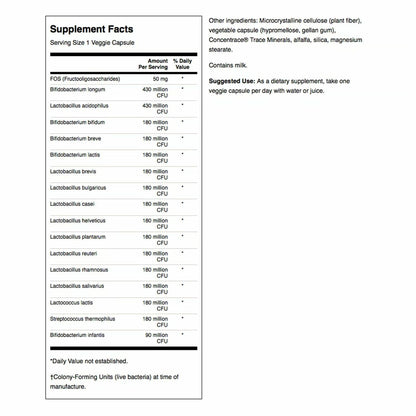 Swanson Dr. Stephen Langer's 16-Strain Probiotic with Prebiotic FOS for Gut-Health-Conscious