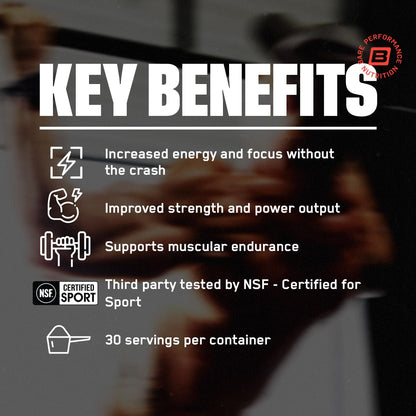 BARE PERFORMANCE NUTRITION BPN Flight Pre Workout, Supports Energy and Mental Focus, Improved Endurance & Muscle Pumps with CarnoSyn® Beta Alanine, 30 Servings