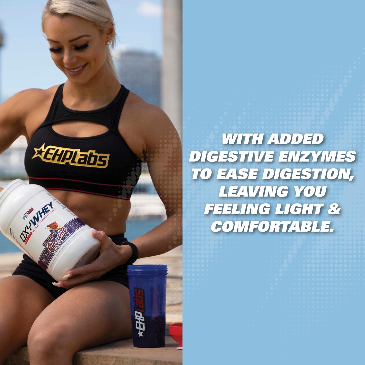 EHP Labs OxyWhey Lean Wellness Whey Protein Powder - 25g Protein