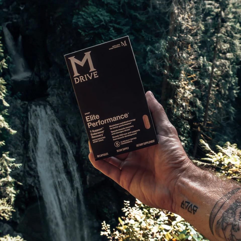 Mdrive Elite Testosterone Booster for Men - Supports Immune Health, Energy, VO2Max