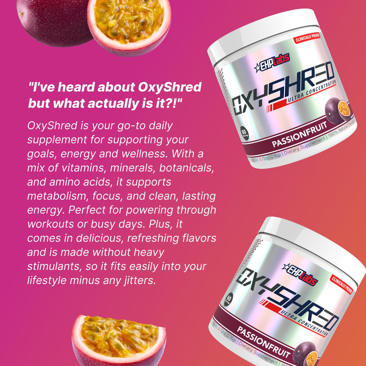 EHP Labs OxyShred Thermogenic Fat Burner Pre-Workout