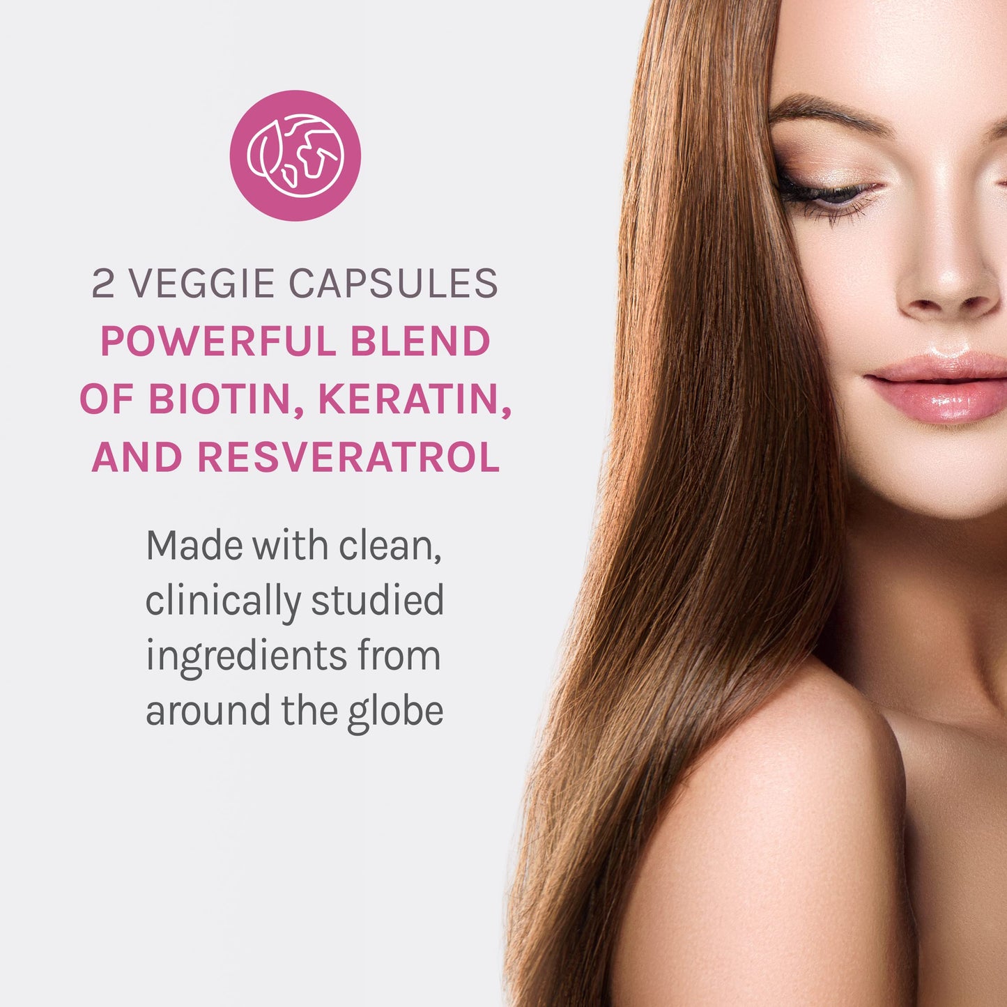 Reserveage, Keratin Hair Booster, Hair and Nails Supplement