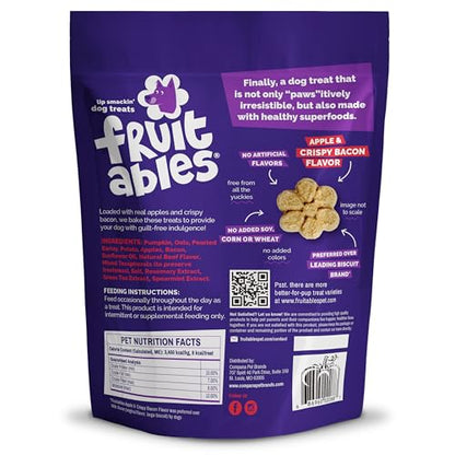 Fruitables Apple & Bacon Natural Dog Biscuits