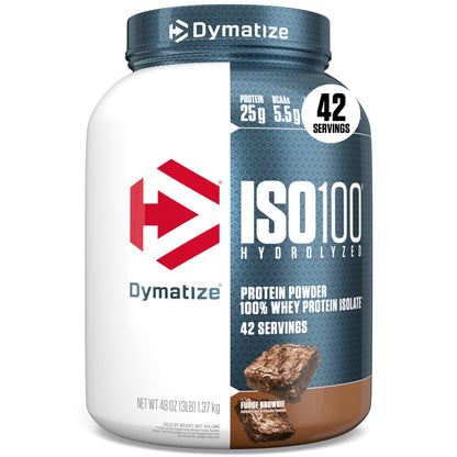 Dymatize ISO100 Hydrolyzed Protein Powder, 100% Whey Isolate Protein, 25g of Protein