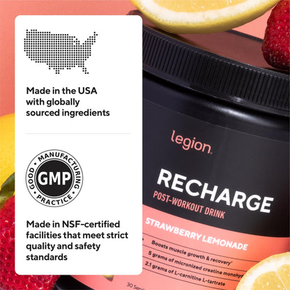 LEGION Recharge Post Workout Supplement