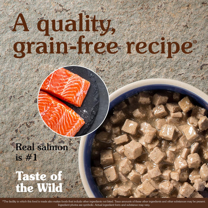 Taste of the Wild High Protein Real Meat Grain-Free Recipe Wet Canned Cat Food, Made With Premium Ingredients That Include Sources of Vitamins, Antioxidants and Essential Nutrients