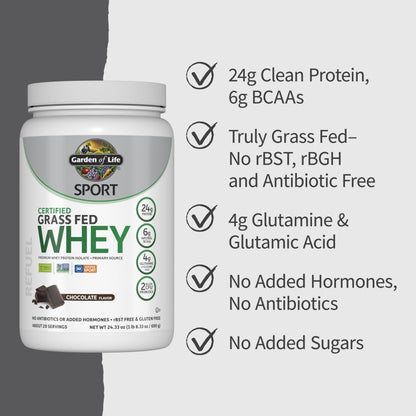 Garden of Life Sport Whey Protein Powder