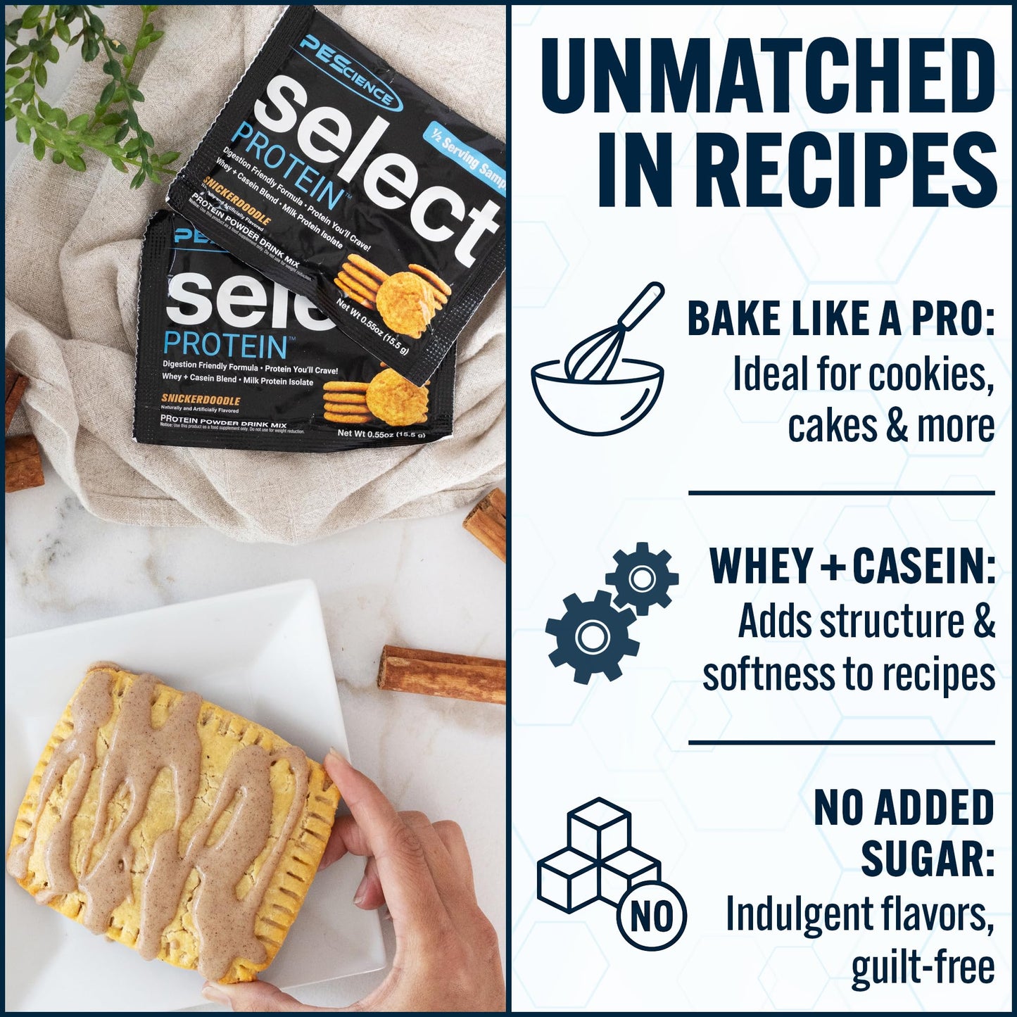 PEScience Select Low Carb Protein Powder, Keto Friendly and Gluten Free