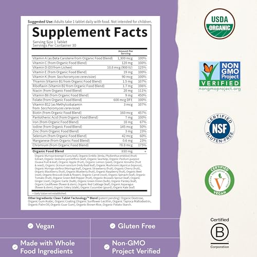 Garden of Life Organics Prenatal Once Daily