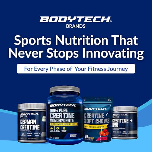 BodyTech Creatine Monohydrate - Supports Muscle Endurance, Strength & Mass