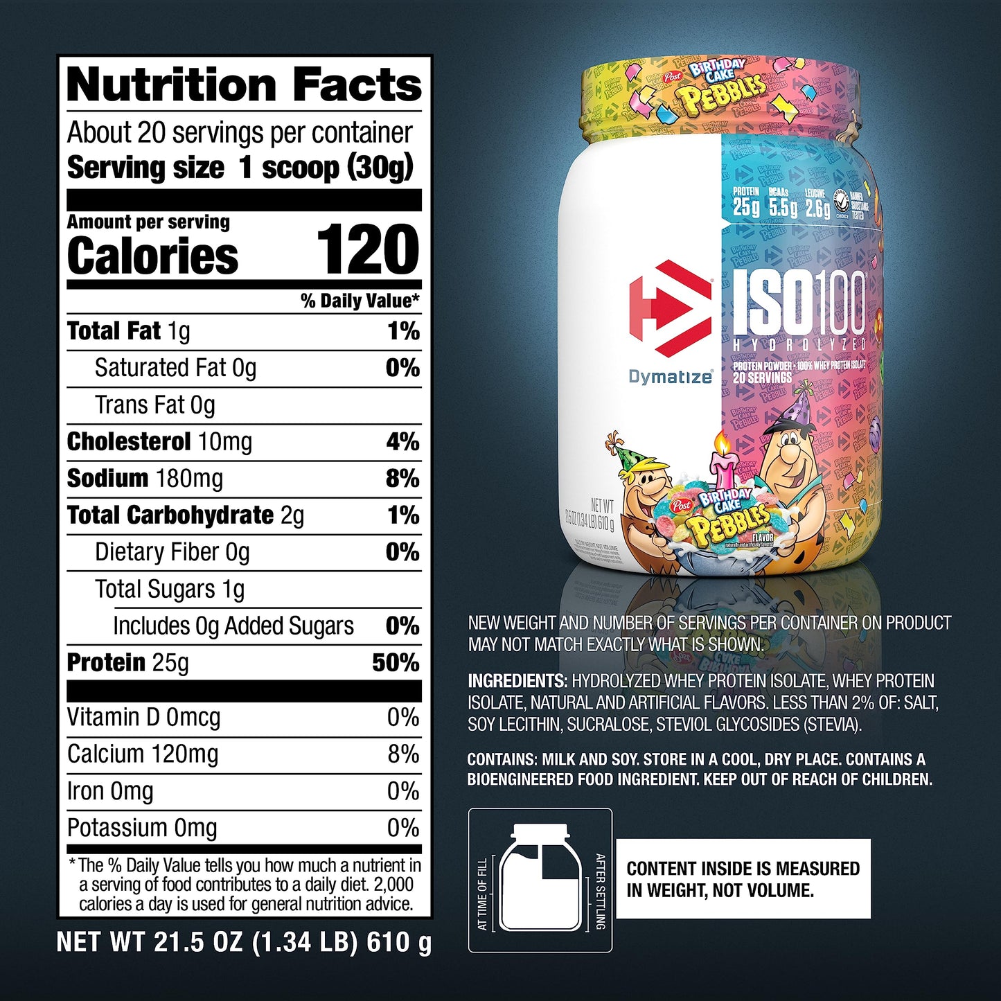 Dymatize ISO100 Hydrolyzed Protein Powder