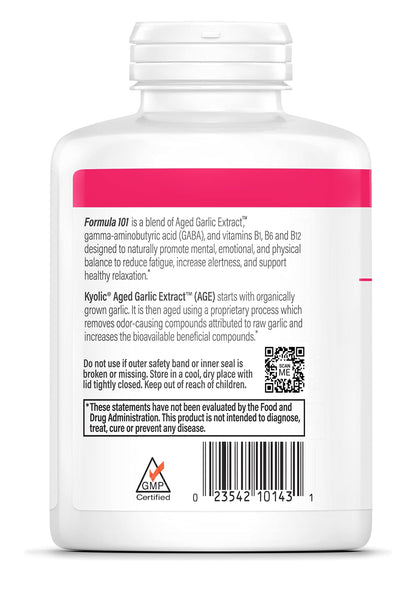 Kyolic Aged Garlic Extract Formula 101, 300 Capsules