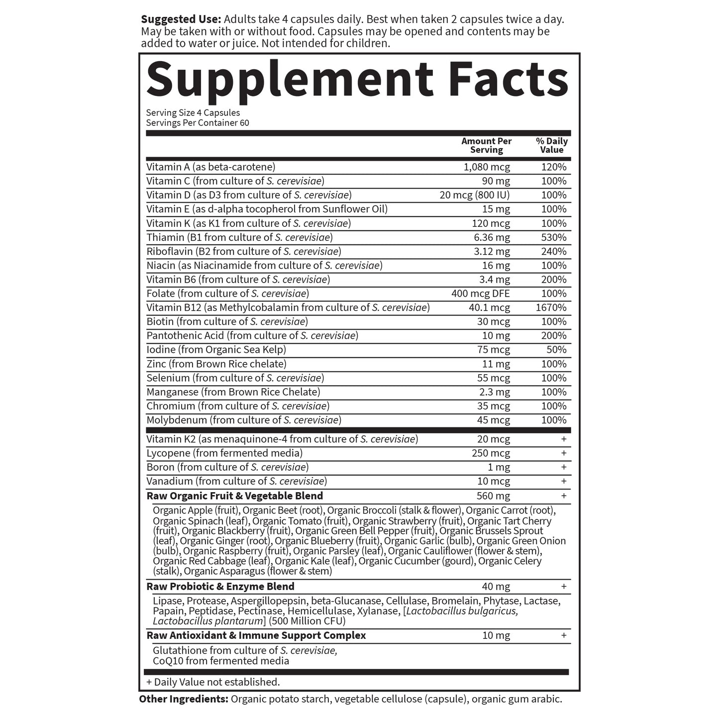 Garden of Life Vitamin Code Men