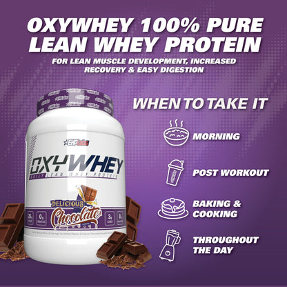 EHP Labs OxyWhey Lean Wellness Whey Protein Powder - 25g Protein