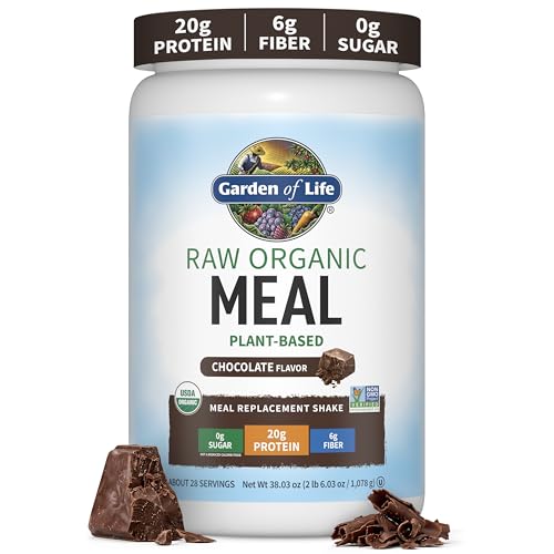 Raw Organic Meal Powder (Vanilla), 34.2 oz (969 g) Bottle