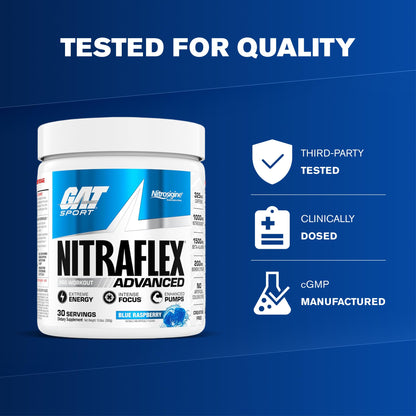 Gat Nitraflex Nutritional Supplement, 300 Gram, DMAA free