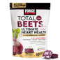 Force Factor Total Beets Ultimate Heart Health Blood Pressure Support Chews with CoQ10, Beet Root Powder, Grape Seed Extract, Blood Pressure Supplement for Circulation & Blood Flow, 60 Soft Chews