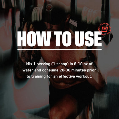 BARE PERFORMANCE NUTRITION BPN Flight Pre Workout, Supports Energy and Mental Focus, Improved Endurance & Muscle Pumps with CarnoSyn® Beta Alanine, 30 Servings