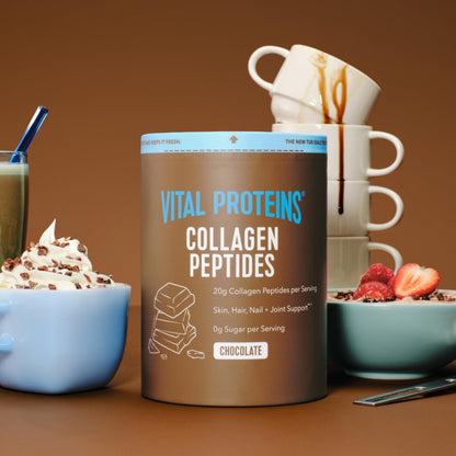 Vital Proteins Collagen Peptides Powder, with Hyaluronic Acid and Vitamin C