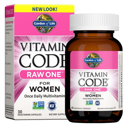 Garden of Life Vitamin Code Raw One Once Daily Multivitamin Capsules