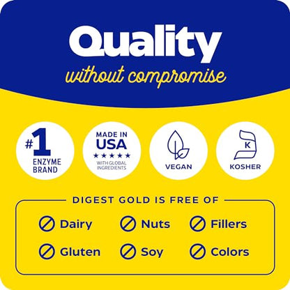 Enzymedica, Digest Gold + ATPro, Maximum Strength Enzymes
