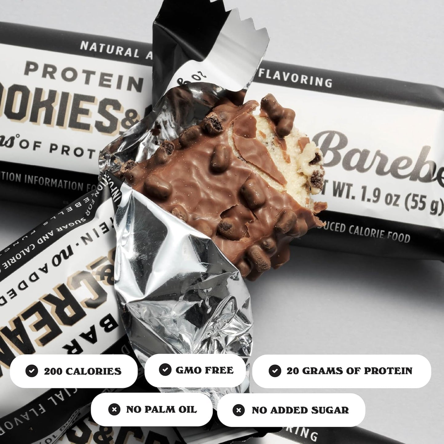 Barebells Protein Bars - Protein Snacks with High Protein - Chocolate Protein Bars