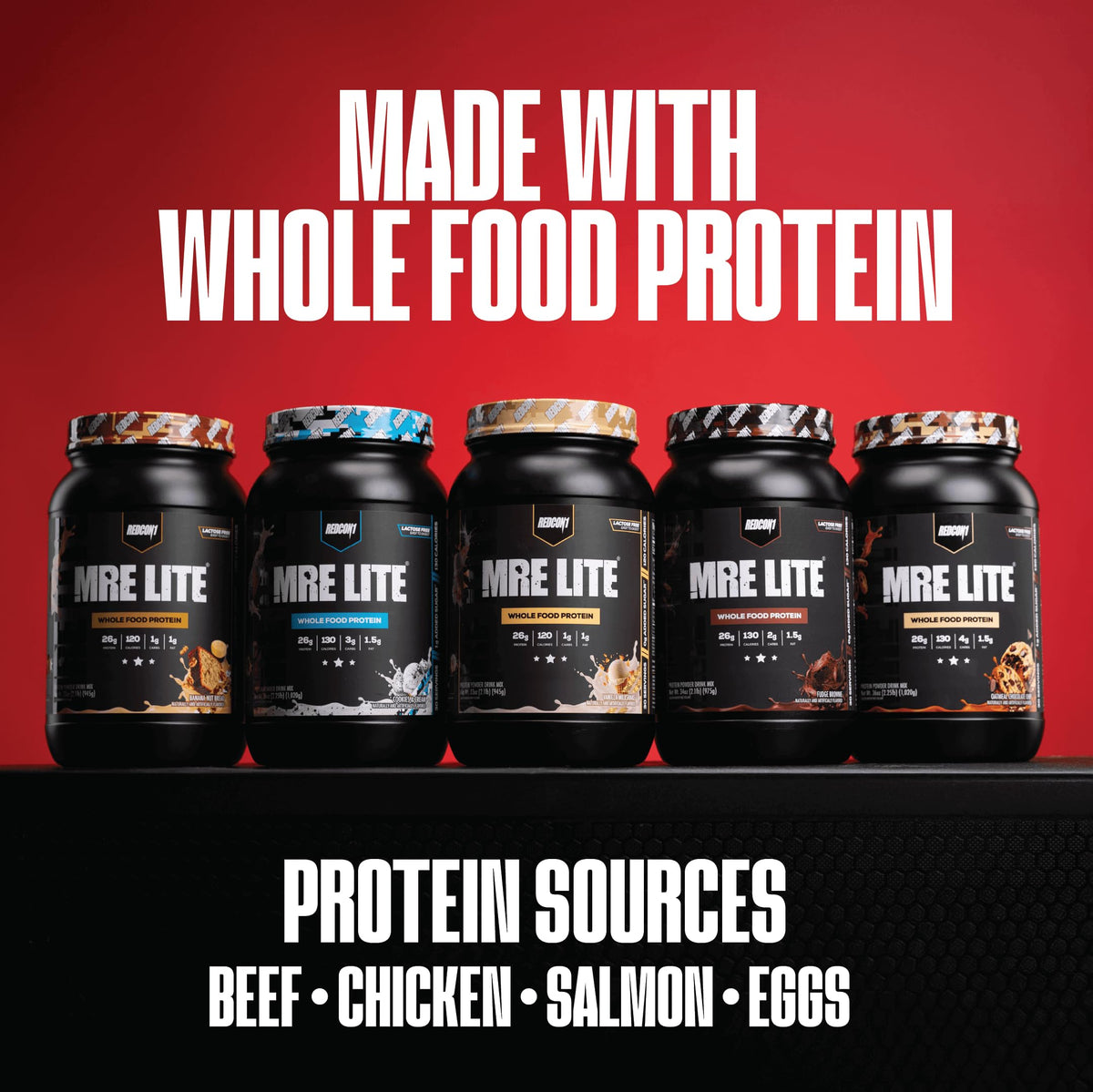 REDCON1 MRE Lite Whole Food Protein Powder