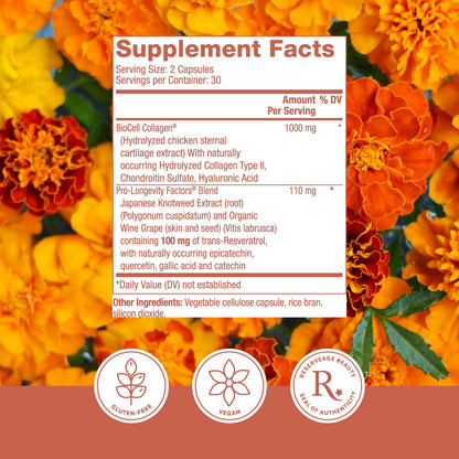 Reserveage Beauty Collagen Booster - Supplement for Skincare & Joint Health - Supports Healthy Collagen Production for Women