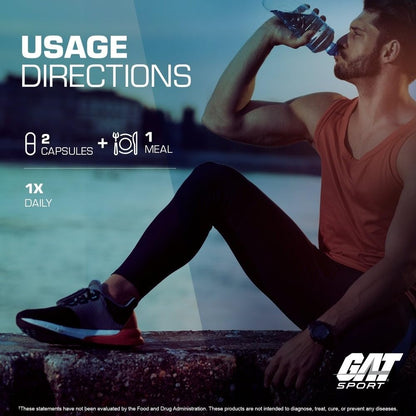 GAT SPORT Men's Multi + Test, Premium Multivitamin Tablets