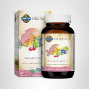 Garden of Life Organics Organic Multivitamin for Women - Womens Multi with Vitamin C, D, Folate, B6, B12, Biotin, Iron, Vegan Whole Food Vitamins for Women, Energy, Skin, Nails, 60 Tablets